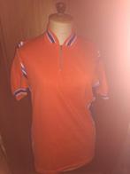 maillot de cyclisme rétro vintage laine orange, XL, Enlèvement ou Envoi