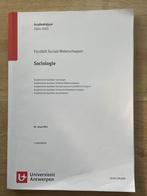 sociologie, Ophalen of Verzenden, Zo goed als nieuw, Hoger Onderwijs