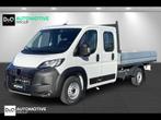 Peugeot Boxer open laadbak dubbele cabine, Auto's, 4 deurs, Wit, Bedrijf, 140 pk