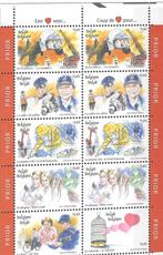 België 3150-55 Een hart voor Velletje van tien, Postzegels en Munten, Postzegels | Europa | België, Frankeerzegel, Ophalen of Verzenden