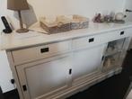 witte dressoir, buffetkast, Ophalen, 150 tot 200 cm, 25 tot 50 cm, Met deur(en)