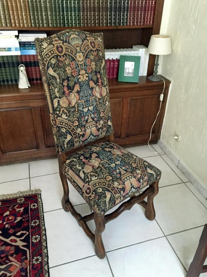 6 Chaises salle à manger ancienne, Antiek en Kunst, Antiek | Meubels | Stoelen en Sofa's, Ophalen