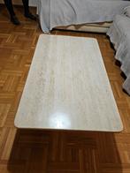 Vintage italiaanse travertin salontafel jaren ´80, Huis en Inrichting, Ophalen