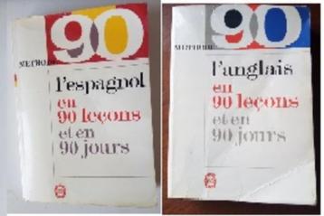 méthode 90 jours Anglais Et/OU Espagnol 5€/l beschikbaar voor biedingen