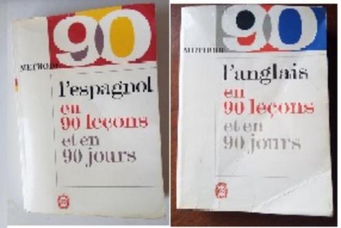 méthode 90 jours Anglais Et/OU Espagnol 5€/l, Boeken, Taal | Engels, Gelezen, Non-fictie, Ophalen of Verzenden