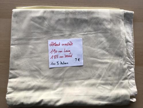 dekbed overtrek katoen 1 persoonsbed 190 cm op 185 cm, Huis en Inrichting, Slaapkamer | Beddengoed, Zo goed als nieuw, Ophalen of Verzenden
