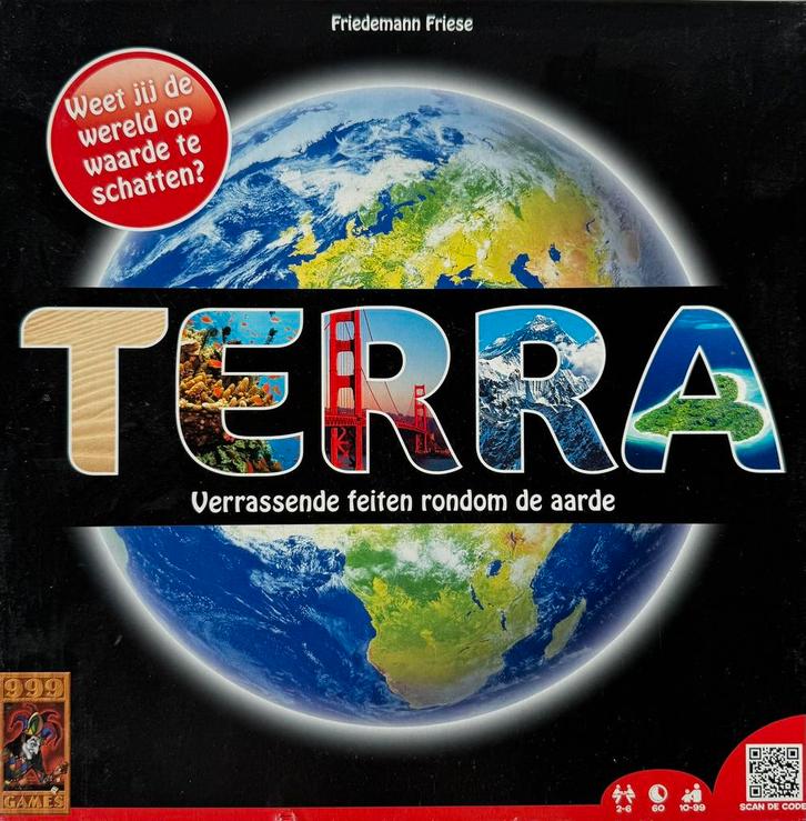 Terra (bordspel), Hobby en Vrije tijd, Gezelschapsspellen | Bordspellen, Zo goed als nieuw, Vijf spelers of meer, Ophalen of Verzenden