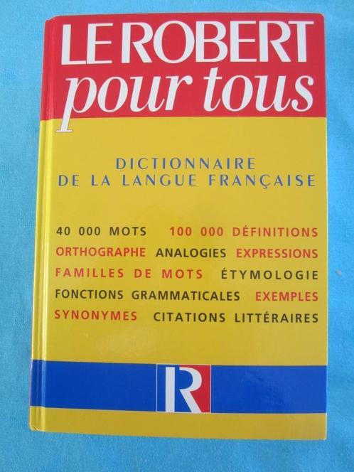 DICTIONNAIRE  FRANÇAIS "LE ROBERT", Livres, Dictionnaires, Utilisé, Français, Autres éditeurs, Enlèvement ou Envoi