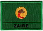 Zaïre stoffen opstrijk patch embleem, Verzenden, Nieuw