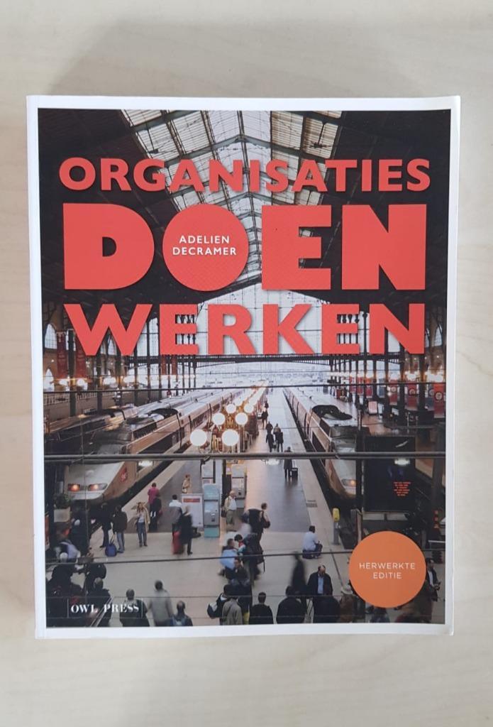 Organisaties doen werken - ISBN 9789463932059, Boeken, Studieboeken en Cursussen, Zo goed als nieuw, Ophalen of Verzenden