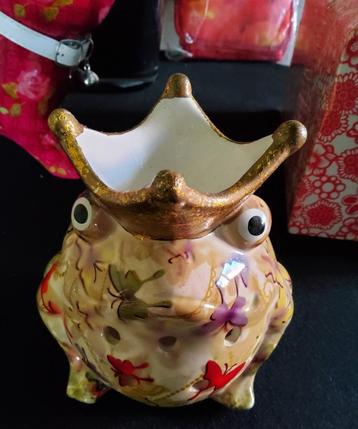 Brûleur Pomme pido/bougeoir grenouille/grenouille neuf, Enlèvement ou Envoi
