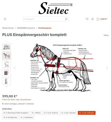 Sieltec mentuig maat cob, Enlèvement ou Envoi, Utilisé, Autres espèces