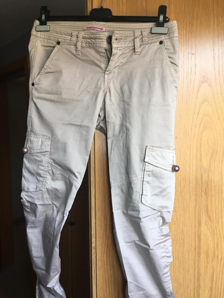 broek roze fornarina maat 27, Kleding | Dames, Broeken en Pantalons, Zo goed als nieuw, Roze, Lang, Ophalen of Verzenden