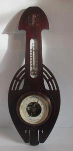 art nouveau mahonie barometer Serrurier Bovy - Ahlberg, Verzenden