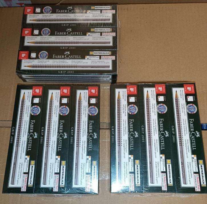 Lot de crayons graphite Faber-Castell à prise brevetée, Divers, Fournitures scolaires, Neuf, Enlèvement