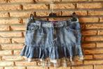 (9) -jupe en jeans femme t. XL bleue - pink -, Blauw, Pink, Maat 42/44 (L), Ophalen of Verzenden