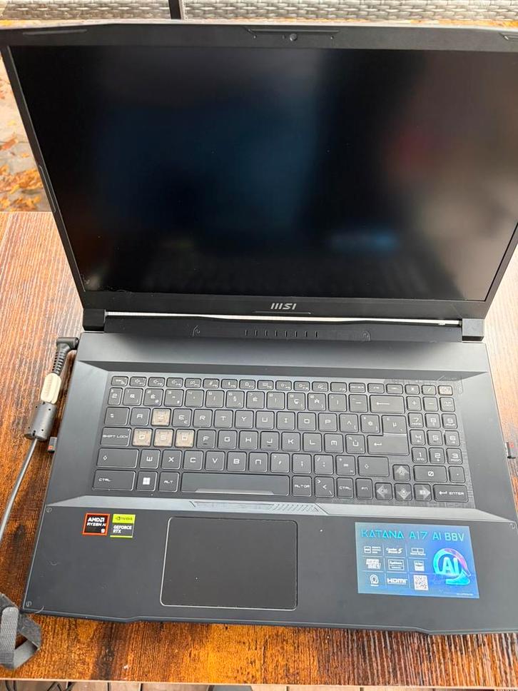 Msi katana A17 AI, Computers en Software, Windows Laptops, Zo goed als nieuw, 17 inch of meer, SSD, Azerty, Met videokaart, Gaming