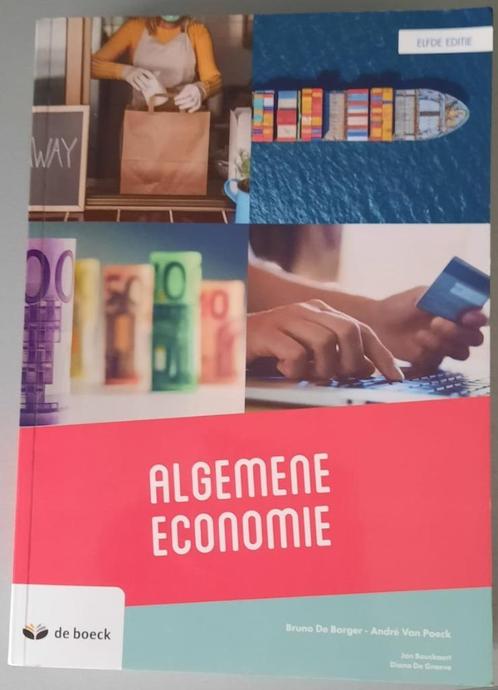 Handboek Algemene economie - De Borger / Van Poeck ALS NIEUW, Livres, Livres d'étude & Cours, Comme neuf, Enseignement supérieur