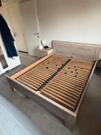 Bedframe, Huis en Inrichting, Slaapkamer | Bedden, Ophalen, Gebruikt, Tweepersoons, 160 cm