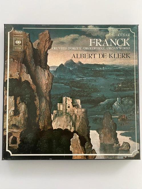 3 LP César Franck Albert De Klerk Organ Works Brugge, CD & DVD, Vinyles | Classique, Comme neuf, Classicisme, Autres types, 12 pouces