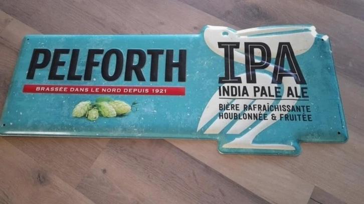 Panneau publicitaire Pelforth Ipa, Collections, Marques de bière, Neuf, Panneau, Plaque ou Plaquette publicitaire, Autres marques