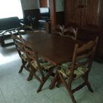 Eetplaats in eik, Huis en Inrichting, Complete eetkamers, Ophalen, Gebruikt, Rustiek, 6 tot 8 stoelen