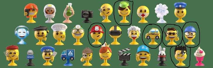 Emoji-uitwisseling 2024, Verzamelen, Supermarktacties, Ophalen of Verzenden
