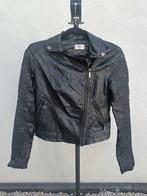 Leren jas, Kleding | Dames, Jassen | Zomer, Zwart, Ophalen of Verzenden, Maat 34 (XS) of kleiner, Gedragen