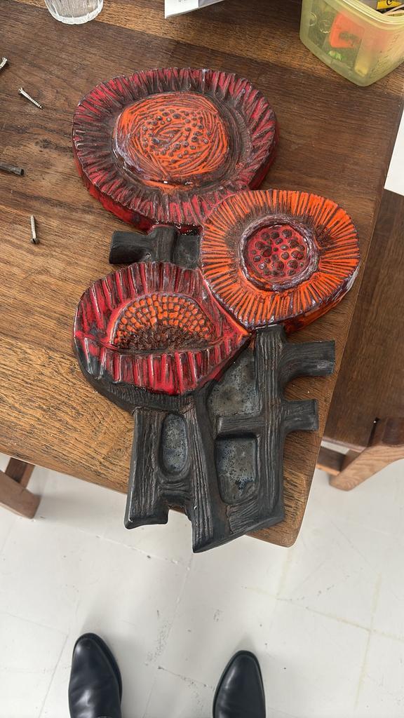 Amphora Rogier Vandeweghe bloem, Antiek en Kunst, Antiek | Keramiek en Aardewerk, Ophalen