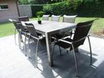 8 tuinstoelen, Tuin en Terras, Ophalen, Gebruikt, Stapelbaar