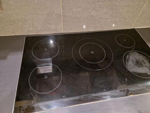 Siemens inductieplaat 90x50 cm – werkt perfect, met barst, Elektronische apparatuur, Kookplaten, Gebruikt, Inbouw, Inductie, 5 kookzones of meer