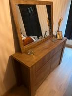 Dressoir plus spiegel goeie staat , kwaliteitshout, Enlèvement, Comme neuf