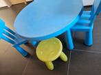 Ikea Mammut tafel en 4 stoeltjes, Kinderen en Baby's, Gebruikt, Ophalen