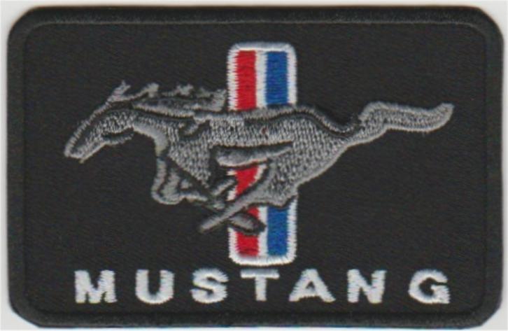 Ford Mustang stoffen opstrijk patch embleem #10, Verzamelen, Automerken, Motoren en Formule 1, Nieuw, Verzenden