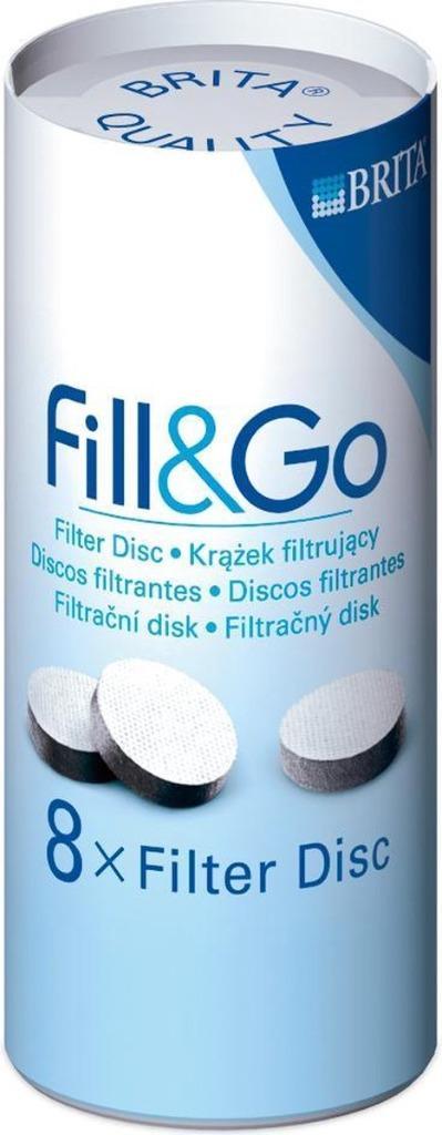 BRITA Filter Disc - 8 stuks voor 1e generatie fill&go, Sport en Fitness, Drinkbussen, Nieuw, Ophalen of Verzenden