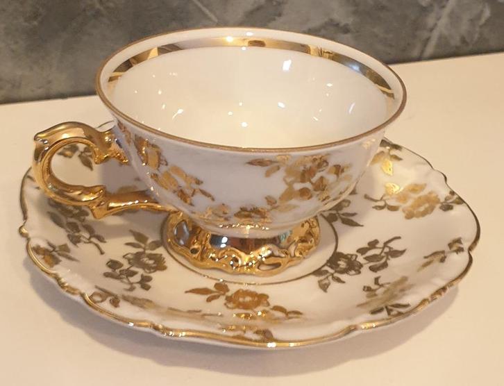Service à café vintage en porcelaine allemande BAVARIA, Antiek en Kunst, Antiek | Servies compleet, Ophalen of Verzenden