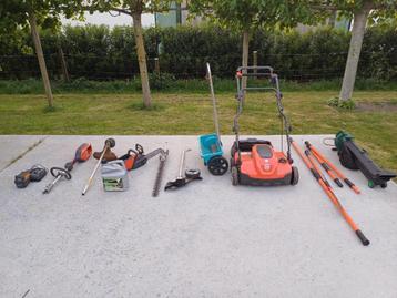 Husqvarna tuinmachines beschikbaar voor biedingen