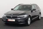 BMW 5 Serie 518 TOURING DA + GPS + LEDER + PDC + CRUISE + AL, Auto's, BMW, Te koop, Break, Gebruikt, 5 deurs