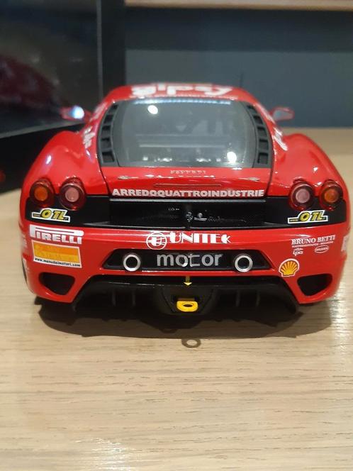 Ferrari F430 Challenge 1/18 Hotwheels Elite, Hobby en Vrije tijd, Modelauto's | 1:18, Zo goed als nieuw, Anson, Ophalen of Verzenden