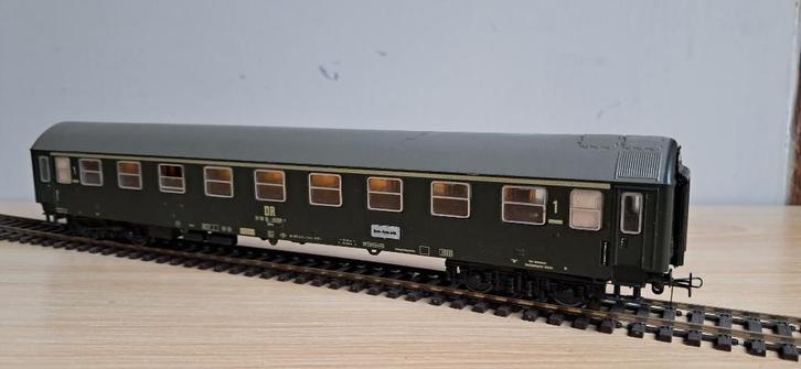 H0 wagon van de DR - zeer mooi met interieurverlichting, Hobby en Vrije tijd, Modeltreinen | H0, Gebruikt, Wagon, Gelijkstroom