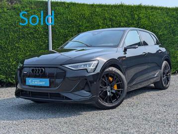 Audi e-tron ! verkocht ! - Black Edition -2x s-line - B&O beschikbaar voor biedingen