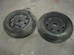 2 auto banden op naaf, Ophalen, Gebruikt, 13 inch, All Season