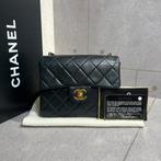 Chanel vintage mini square 24k, Enlèvement, Comme neuf, Noir, Sac à main