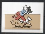 Carte postale : Hergé : Tintin "Smile, please !", Enlèvement