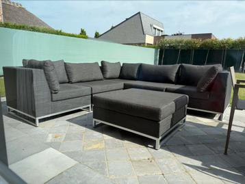 EXOTAN Rhodos loungeset 6-delig Stone grey beschikbaar voor biedingen