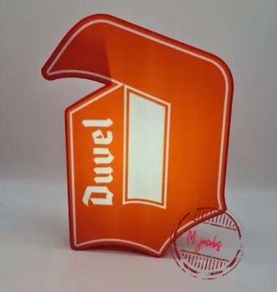 Lampe Duvel avec éclairage LED. Un véritable accroche-regard, Collections, Marques de bière, Neuf, Panneau, Plaque ou Plaquette publicitaire