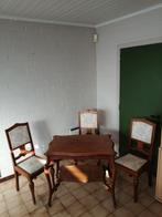 Art déco. Mooie tafel met bijpassende stoelen., Antiek en Kunst, Ophalen