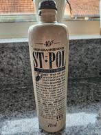 Oude graangenever St Pol met leuke tekst op fles, Verzamelen, Wijnen, Ophalen