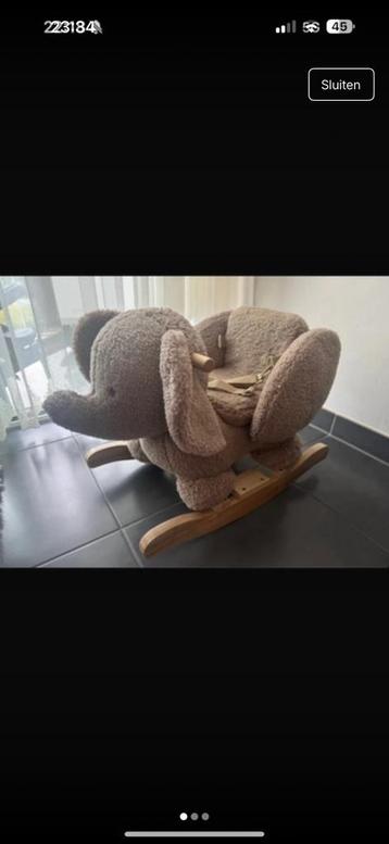 Nattou schommelpaard / olifant beschikbaar voor biedingen