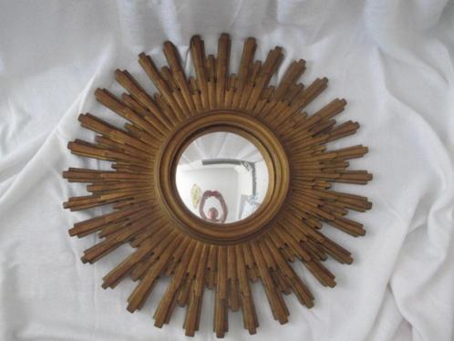 grote zonnespiegel/butler spiegel - diam 55 cm, Huis en Inrichting, Woonaccessoires | Spiegels, Zo goed als nieuw, 50 tot 75 cm